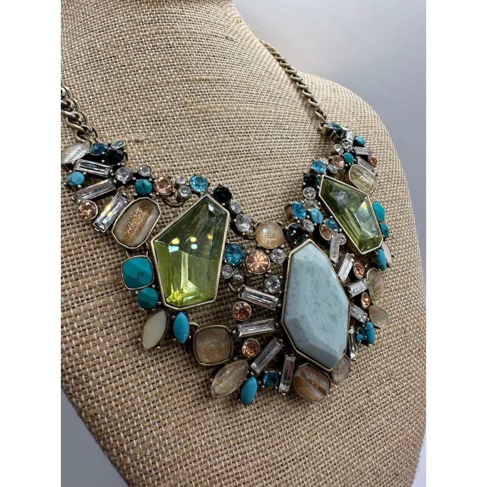“Aquamarina” Statement Necklace
